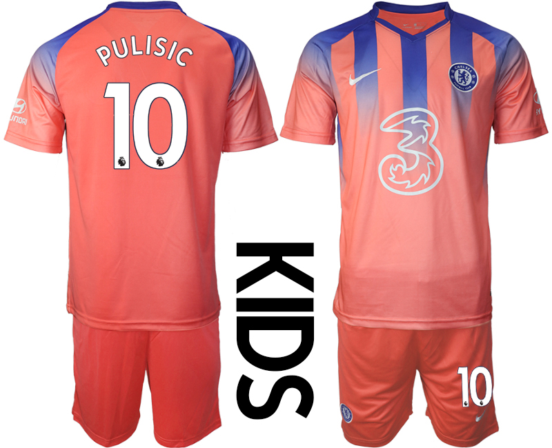 2021 Chelsea FC away Youth #10 soccer jerseys->youth soccer jersey->Youth Jersey